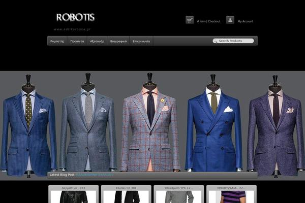 Mio theme site design template sample