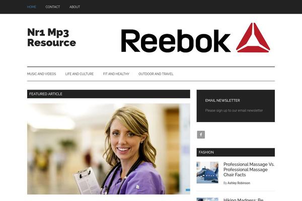 Magazine Pro theme site design template sample