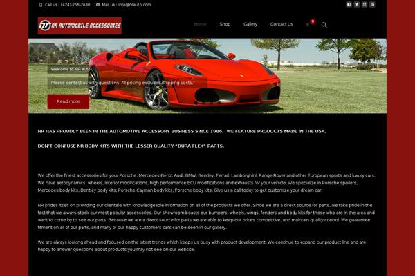 Site using TemplatesNext ToolKit plugin