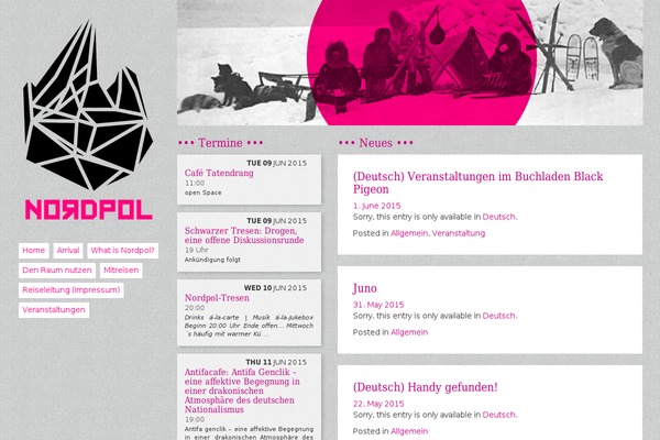 Site using Event List plugin