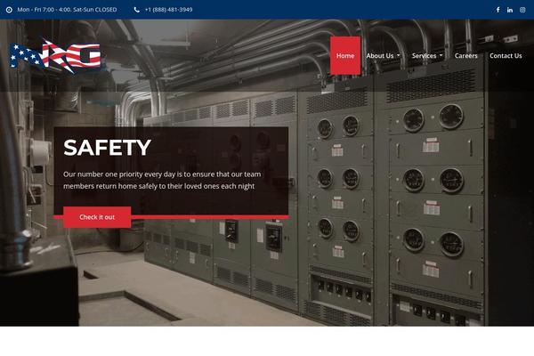 Site using Elementor plugin