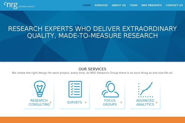 Nrg theme site design template sample