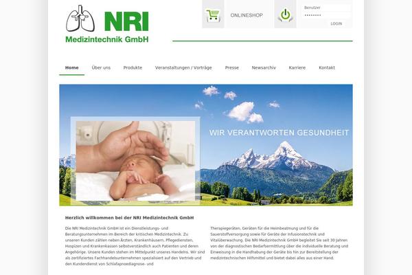Twentytwelve-child theme site design template sample