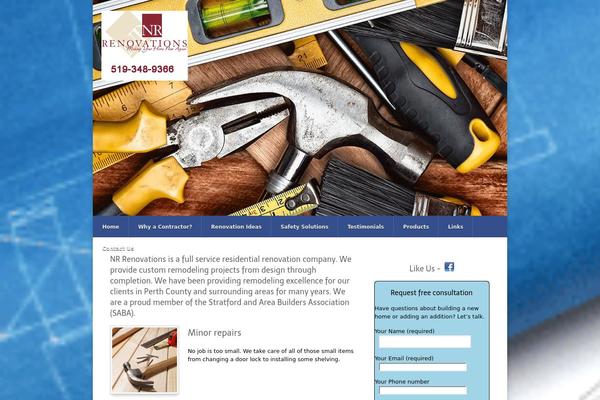 Razor theme site design template sample