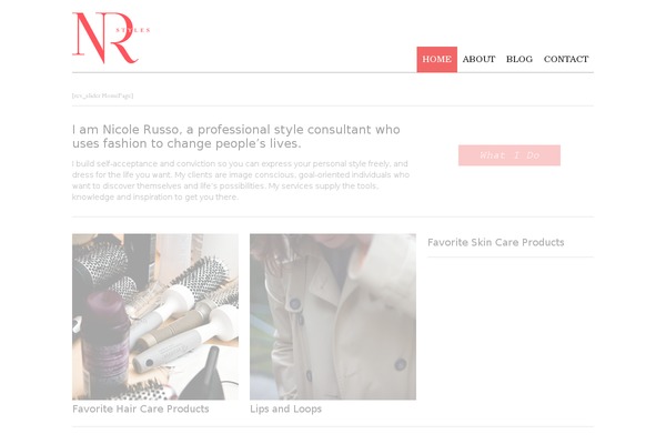 Minimum theme site design template sample