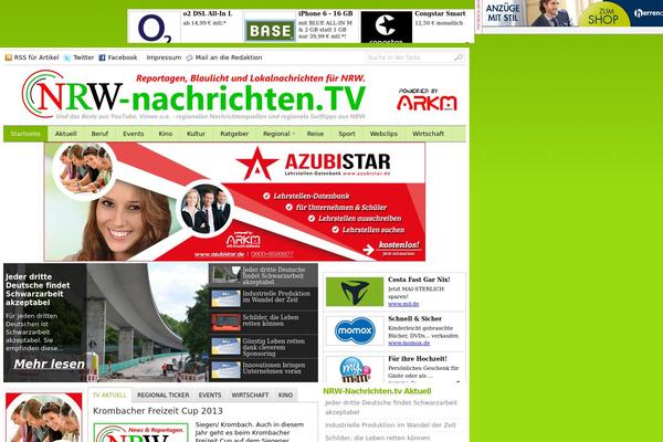 NewsPro theme site design template sample