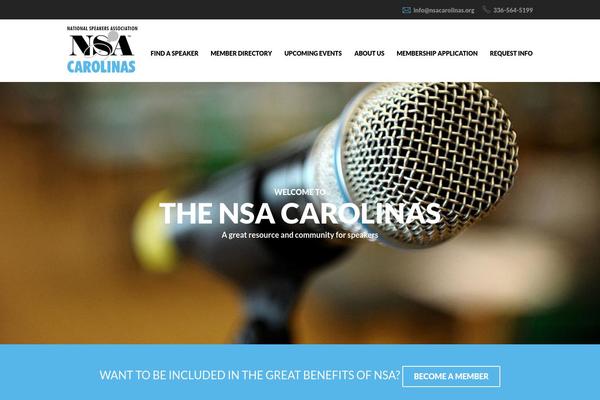 Nsa theme site design template sample