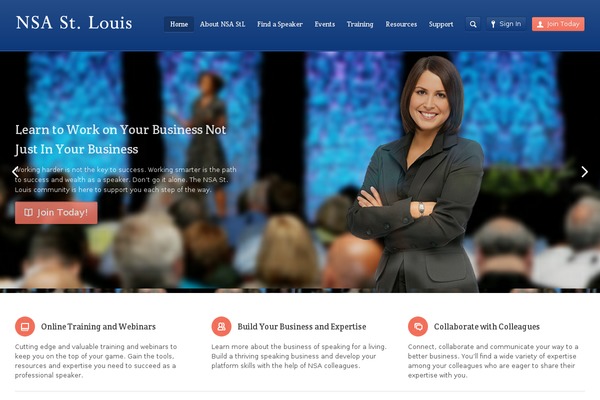 Academy theme site design template sample