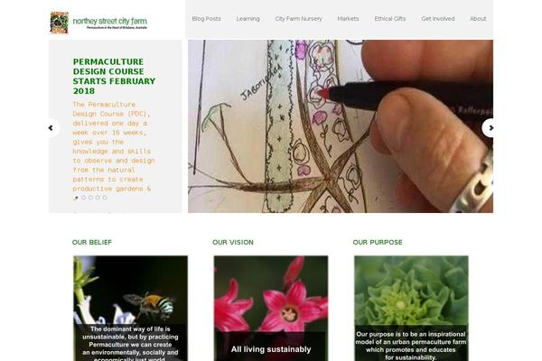 Site using Widgets on Pages plugin