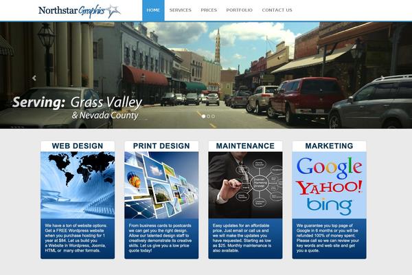 Jin theme site design template sample