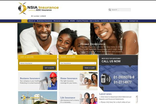 Site using Feature A Page Widget plugin