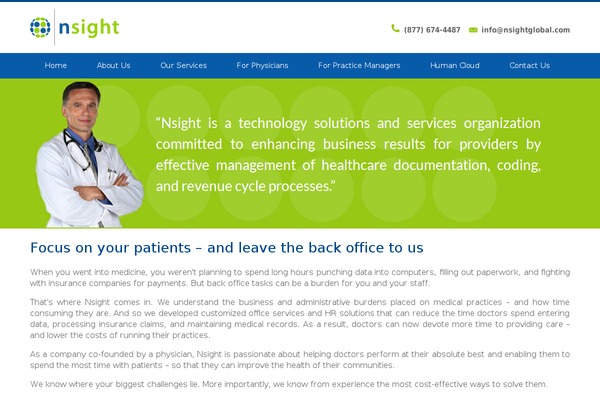 Vantage-child theme site design template sample