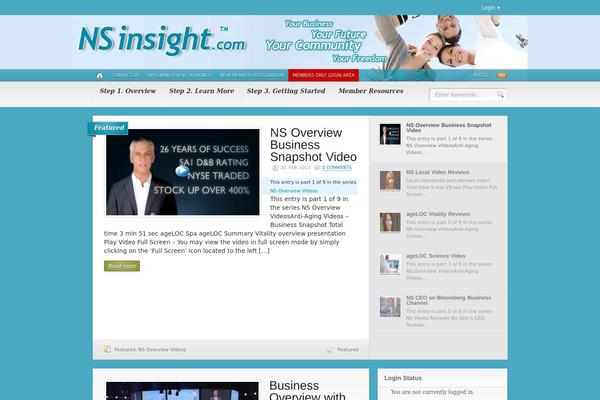 Headlines theme site design template sample