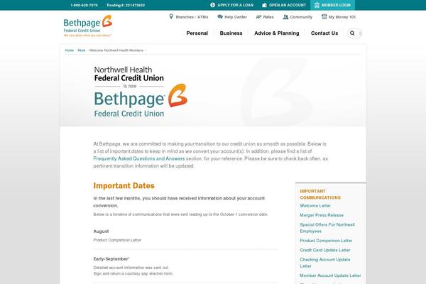 nslijhsfcu.org site used Northshore