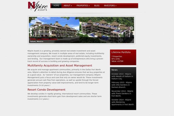 Onyx theme site design template sample
