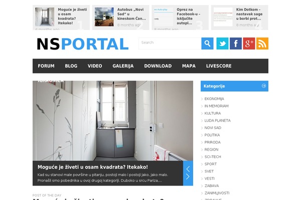 Metro theme site design template sample