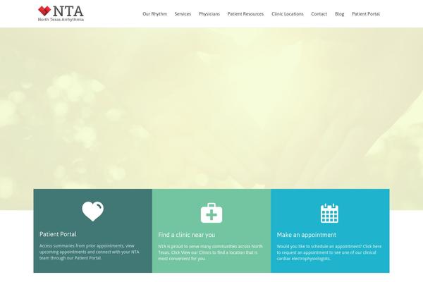 HealthCenter theme site design template sample