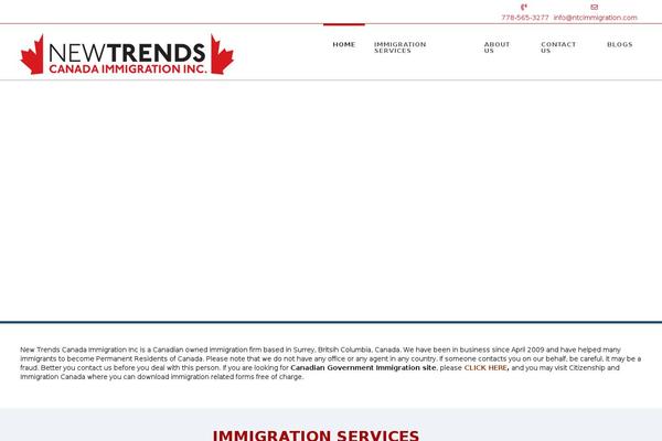 X Child theme site design template sample