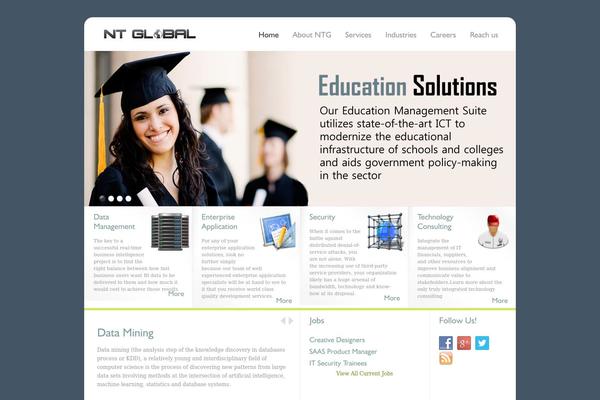 Creator theme site design template sample