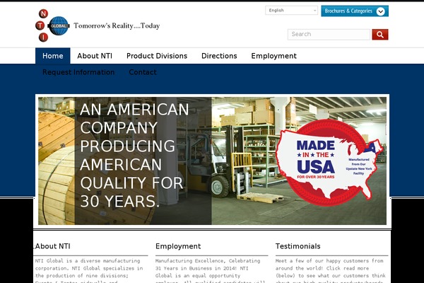 nti theme websites examples