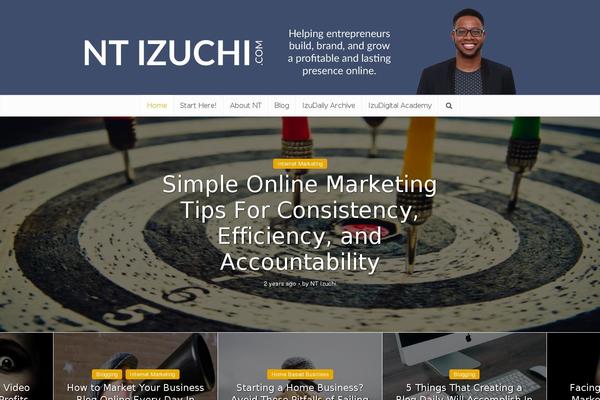 Voice theme site design template sample