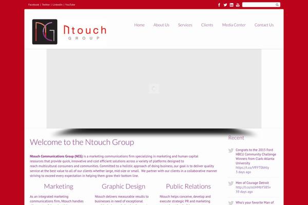 iCompany theme site design template sample