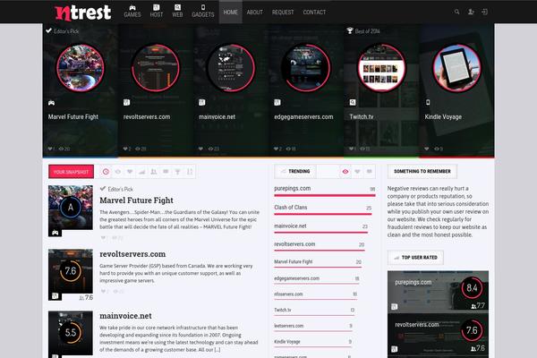 Explicit theme site design template sample