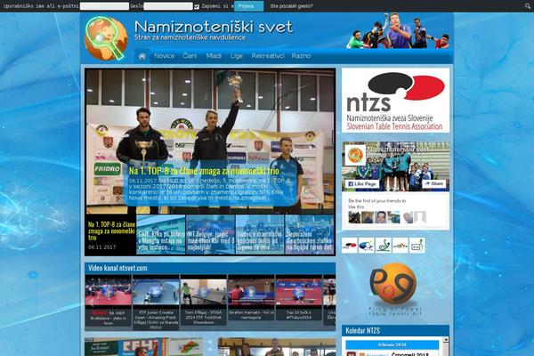 ntsvet.com site used Tabletennis