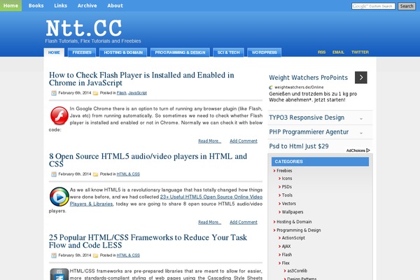 ntt theme websites examples