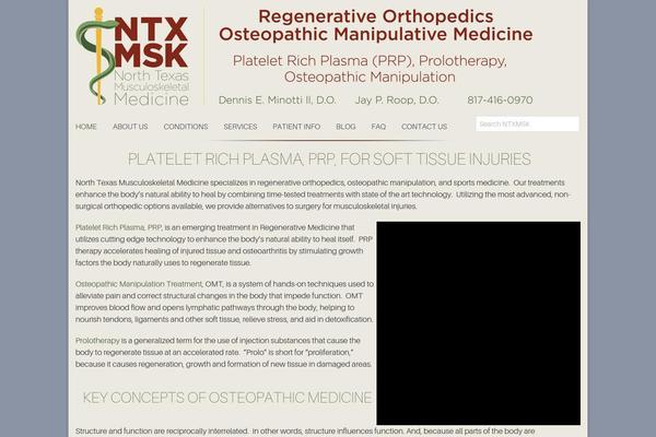 Prp theme site design template sample