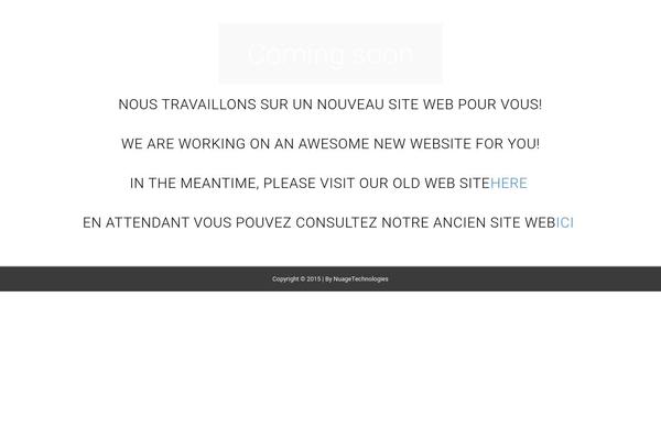 nuagetechnologies.ca site used Dastak