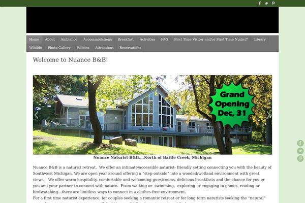 Tempera theme site design template sample
