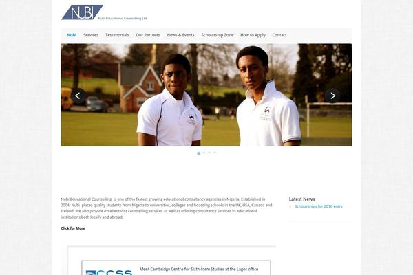 Site using WordPress Thumbnail Slider plugin