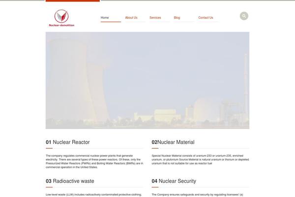 Industrial theme site design template sample