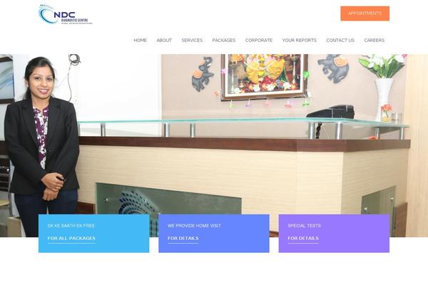 Medical-pro theme site design template sample