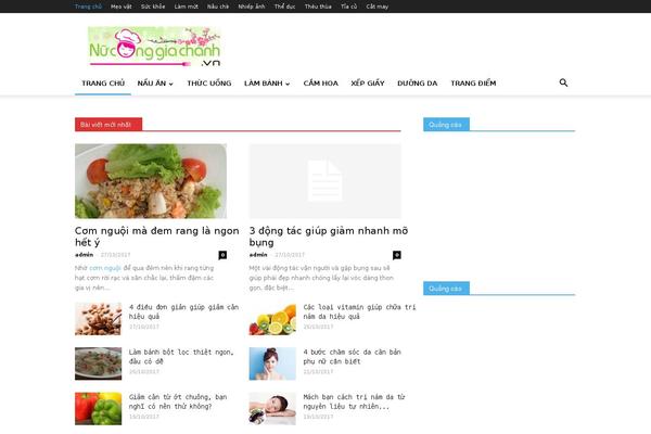Newspaper theme site design template sample