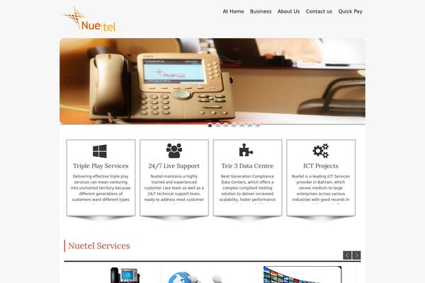 Isis-pro theme site design template sample