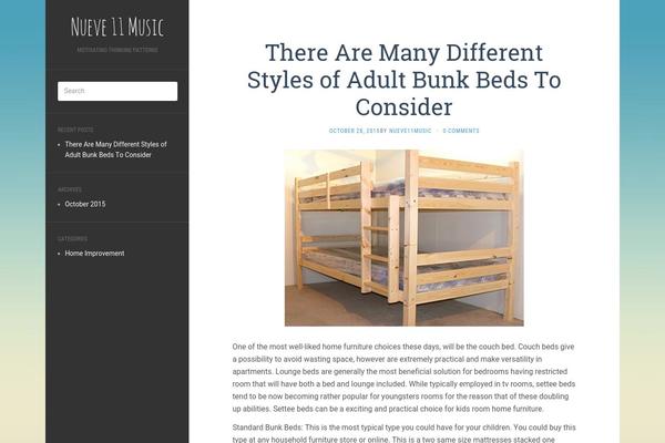 Flat theme site design template sample