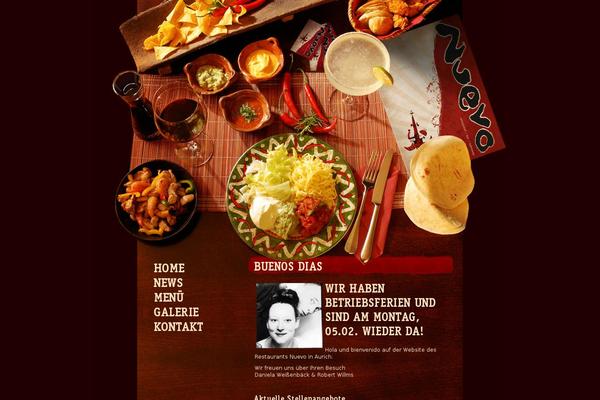 Nuevo theme site design template sample