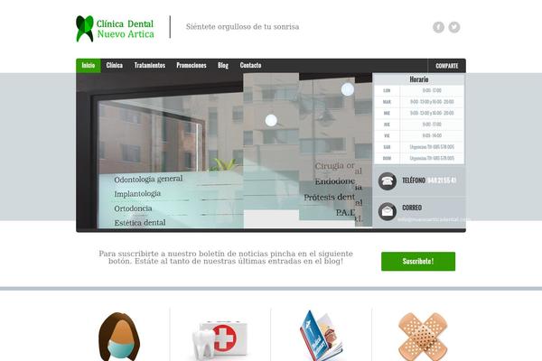 Doctor theme site design template sample