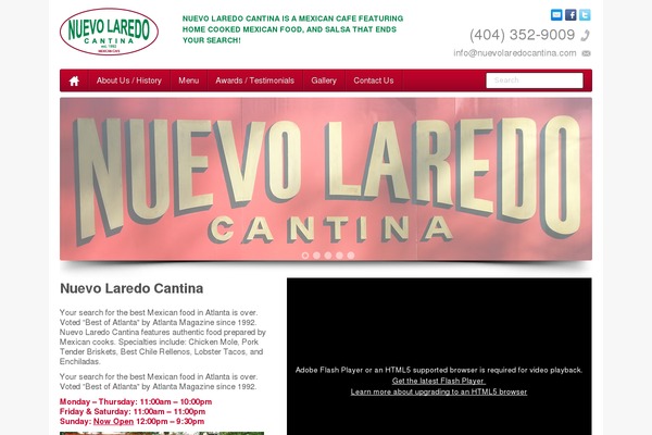 nuevolaredocantina.com site used iFeature Pro 5