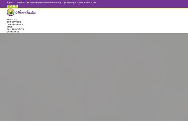 nuevosendero.org site used Purple Pro