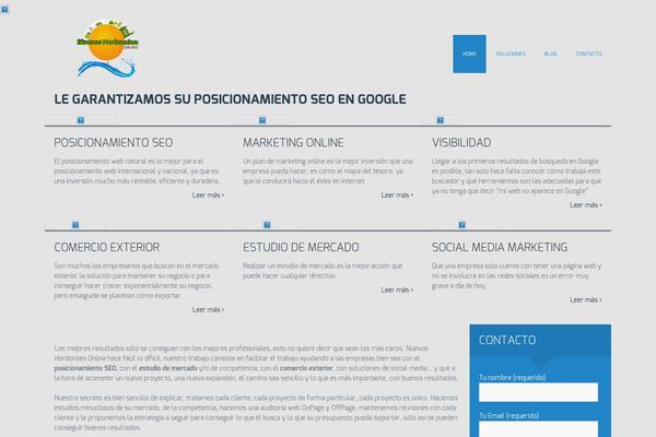 Tisson theme site design template sample