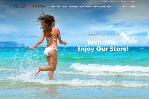 nuez-dela-india.com site used WooPress