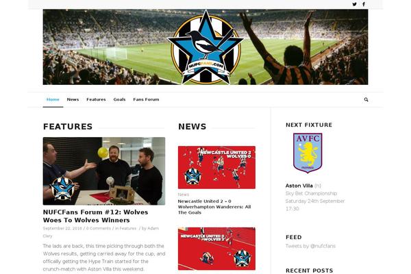 newcastle theme websites examples