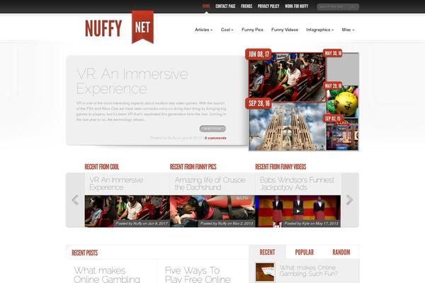DelicateNews theme site design template sample