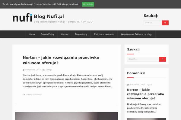 MH TechMagazine theme site design template sample