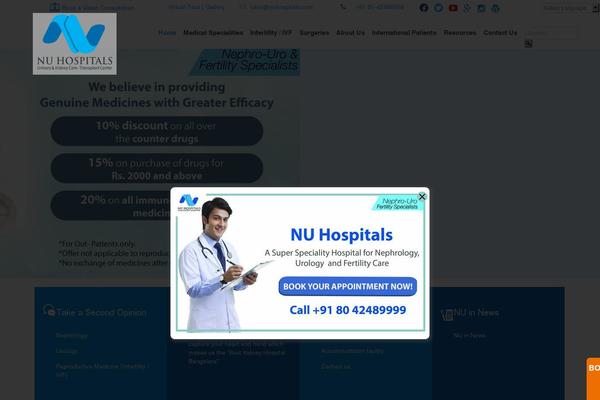hospital theme websites examples