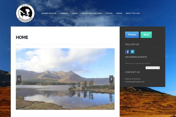 Outdoor theme site design template sample
