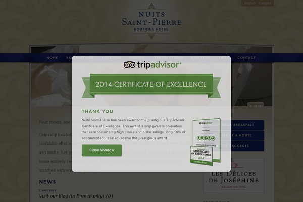nuitssaintpierre.com site used Nuits